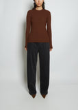 Dapa Wool Cashmere Sweater — Choco