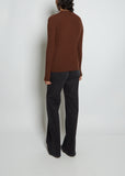 Dapa Wool Cashmere Sweater — Choco