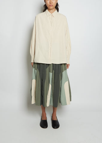 Waga Soleil Cotton Shirt — Ivory