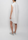 Sleeveless Uniform Dress — White