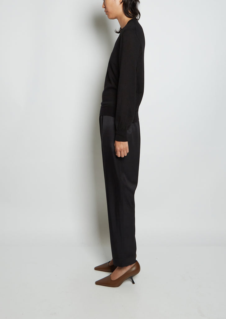 Stockwell Cashmere Top — Black