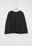 T-Shirt Tartan Wool — Black
