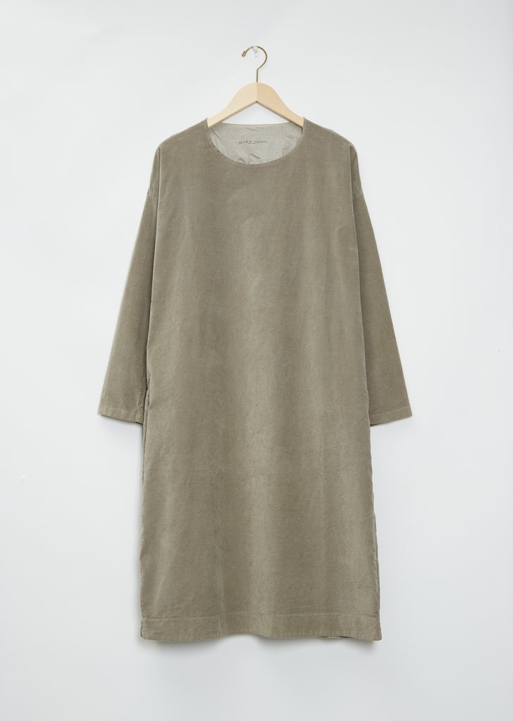 Velvet Dress — Gray