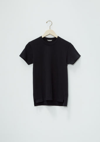 Seamless Crewneck Tee — Black