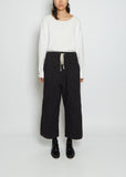 Pinstriped W&S Cotton and Wool Trousers