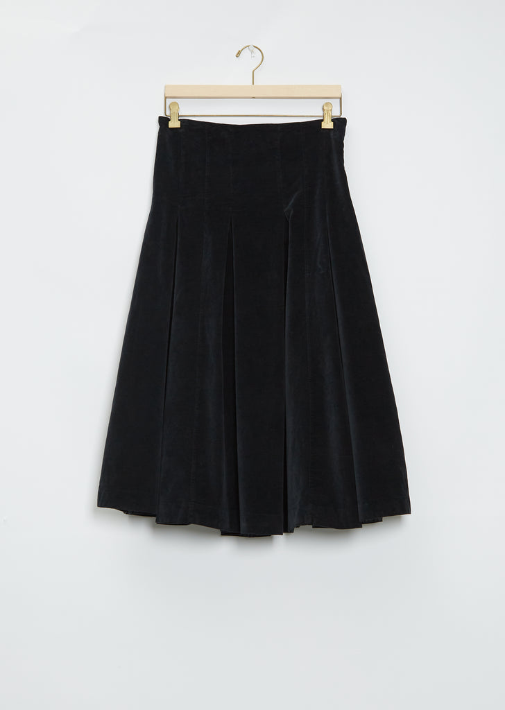 Velvet Skirt — Black