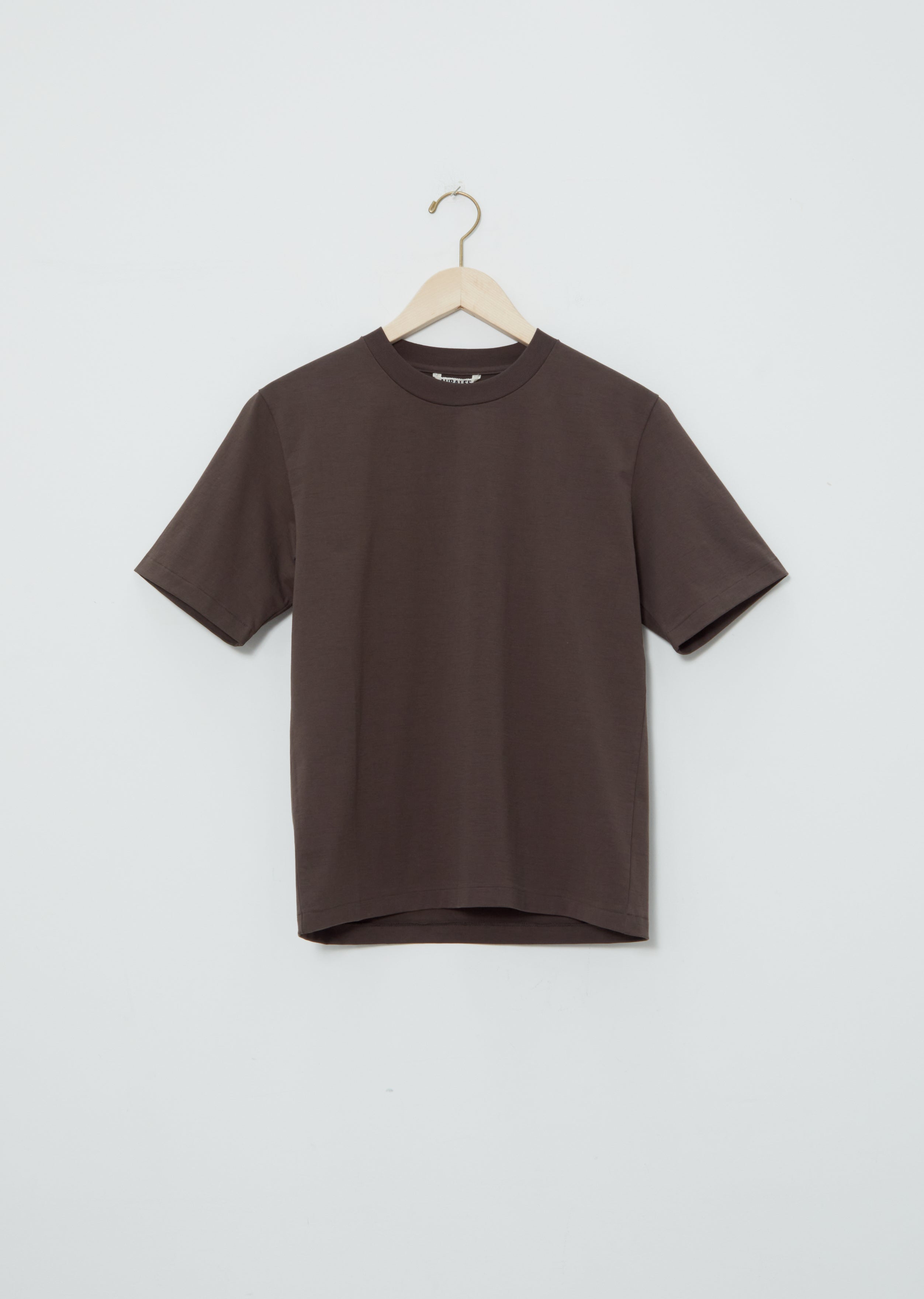 Organic Cotton Compact Jersey Tee - 0 / Brown