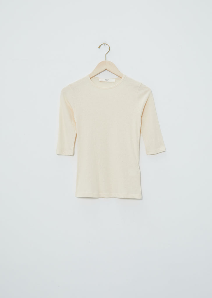 3/4 Sleeve Tee Shirts — Cream