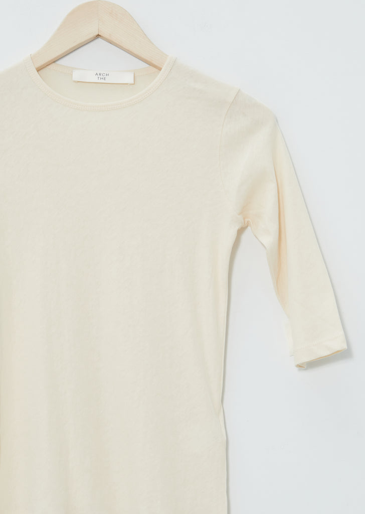 3/4 Sleeve Tee Shirts — Cream