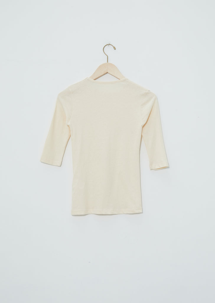 3/4 Sleeve Tee Shirts — Cream