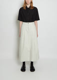 Ecole Soft Wash Cotton Denim Skirt