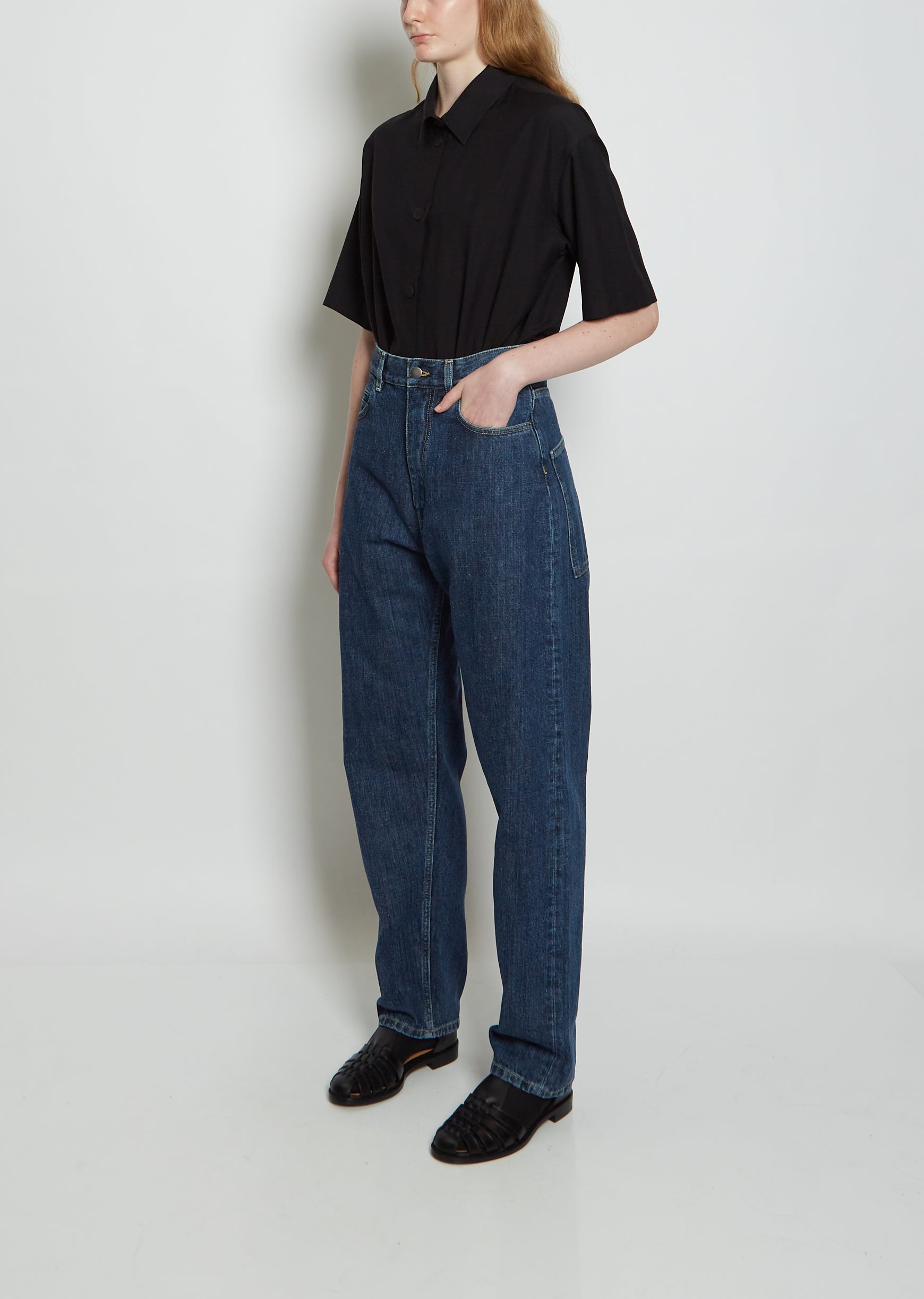 Tiago Easy Tapered Cotton Pant – La Garçonne