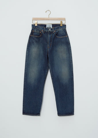 5-Pocket Indigo Denim Jeans