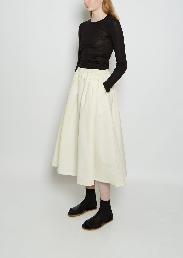 Wool Skye Skirt — Natural