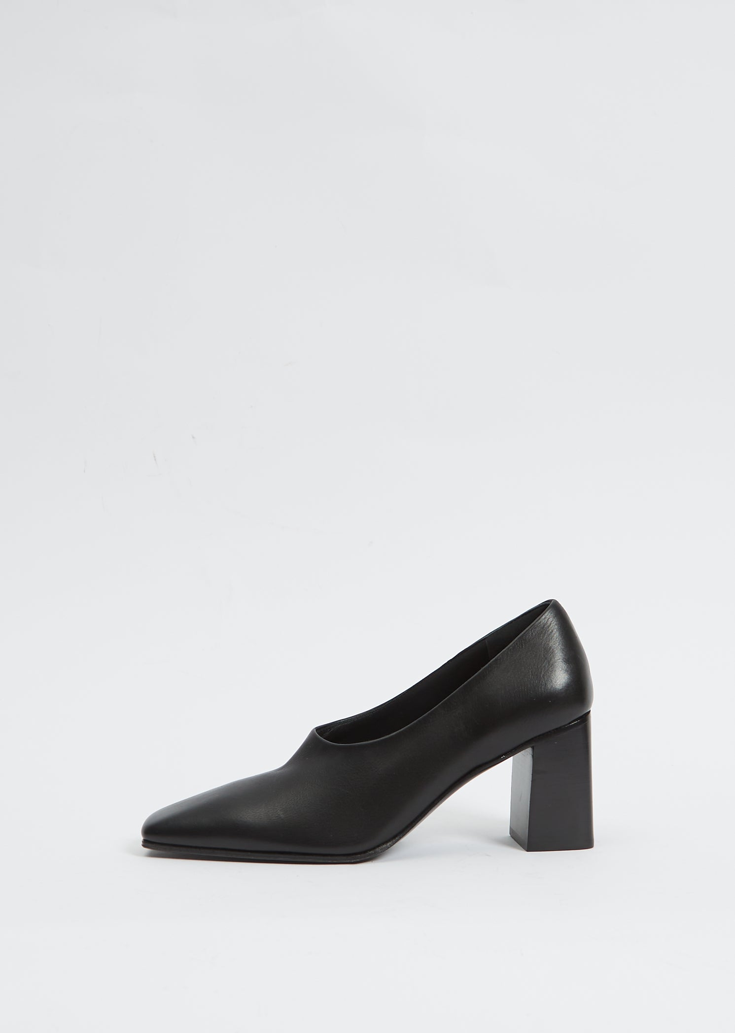 Square Loafer Pump – La Garçonne Square Loafer Pump – La Garçonne
