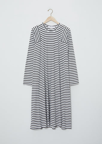 Stripe Long T-Shirt Dress