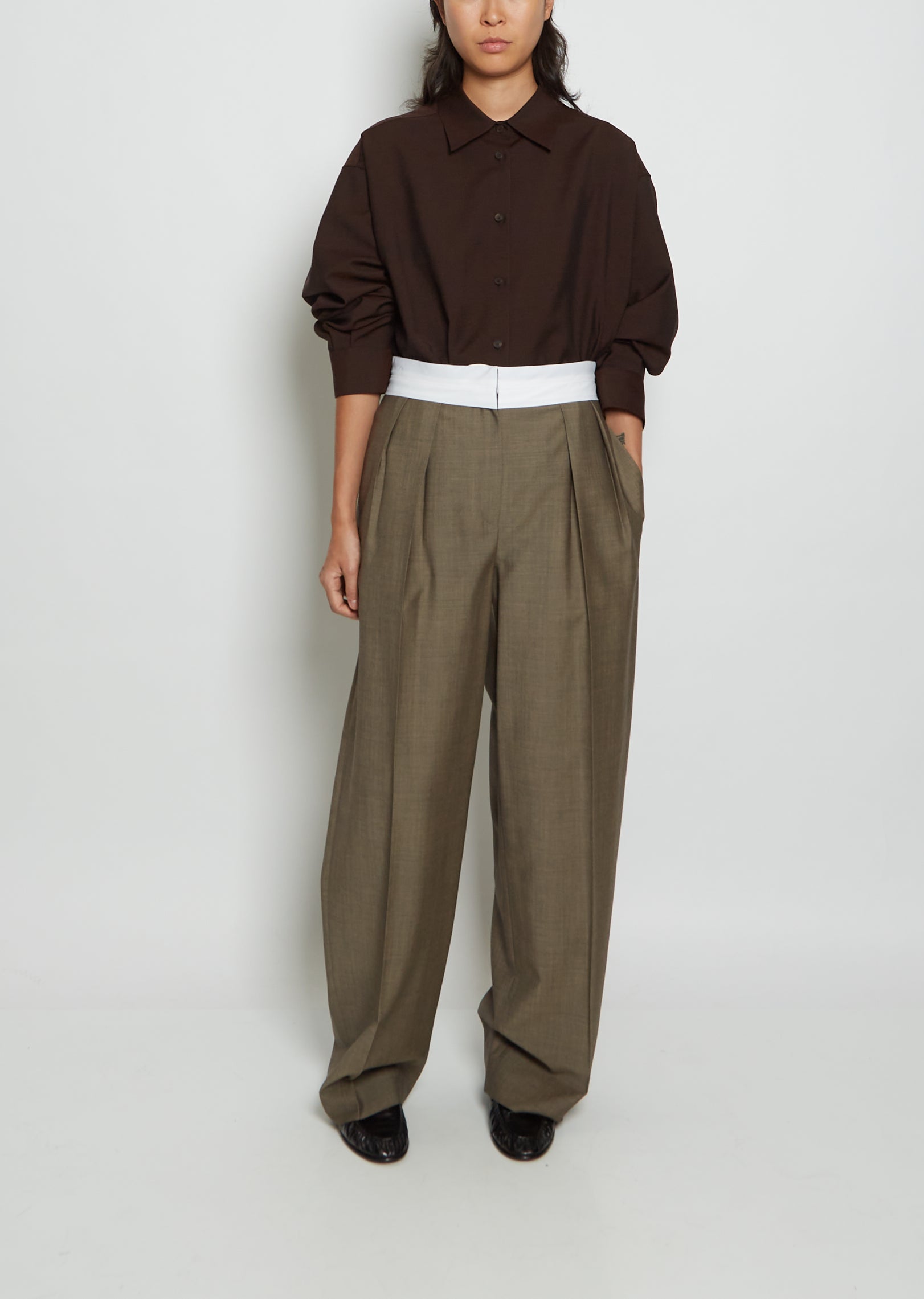 限定/関税込THE ROW パンツ Elia virgin wool pants 759917 限定/関税込THE ROW パンツ Elia virgin wool pants 759917 (The