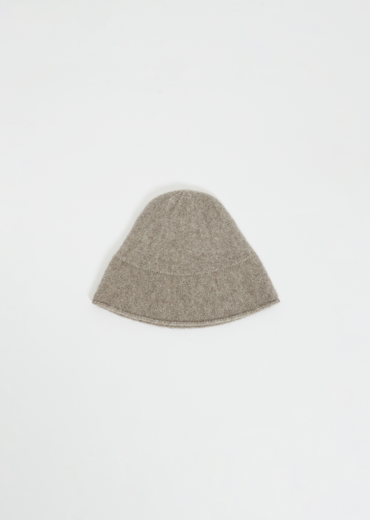 Knit Wool & Alpaca Cloche — Greywool