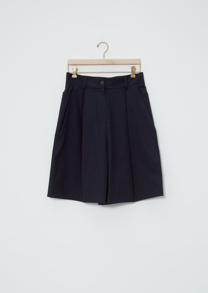 Sisto Cotton Shorts — Dark Navy