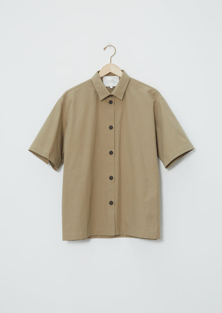 Piero Cotton Shirt — Reed
