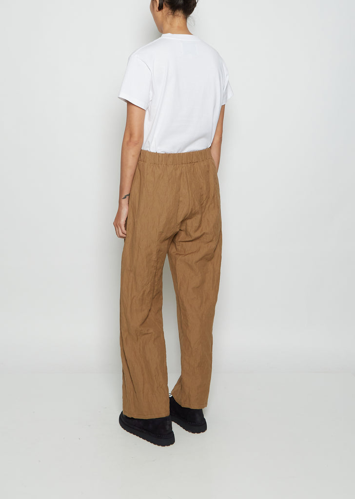 Cotton & Wool Pleat Front Trousers