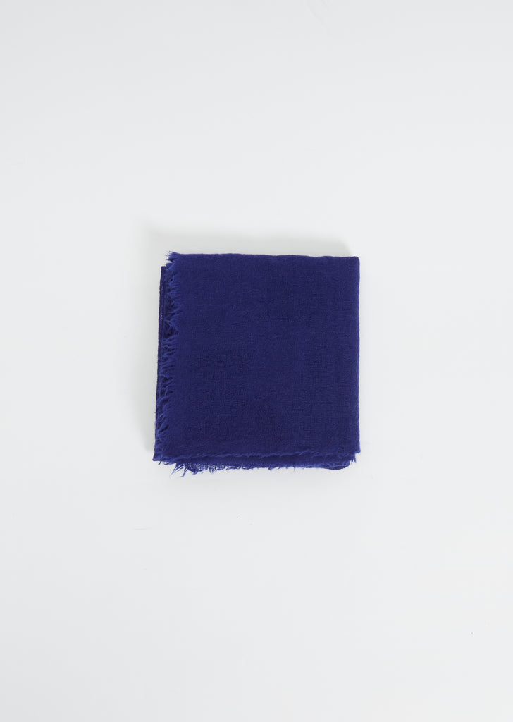 Cashmere Scarf — Electric Blue