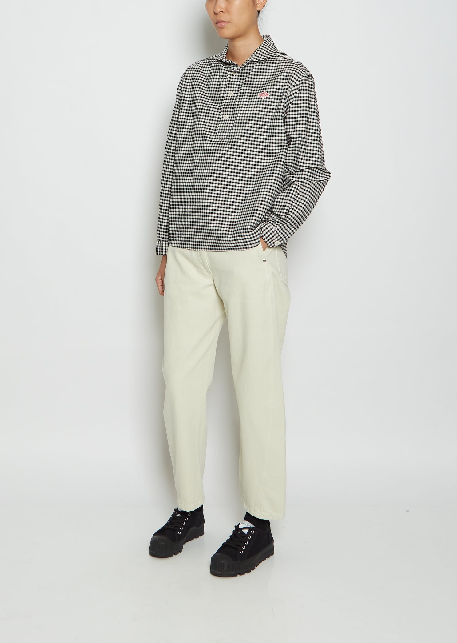 round collar dress shirt DEMEANOR Men's Collarless Mandarin Long Sleeve Button Down Shirts Formal Tops with Pocket All White S : Clothing, Shoes & Jewelry quarter length sleeves White 100% cotton rounded collar