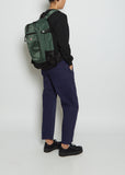 Nylon Twill Backpack — Khaki