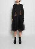 Tulle Cut-Out Dress