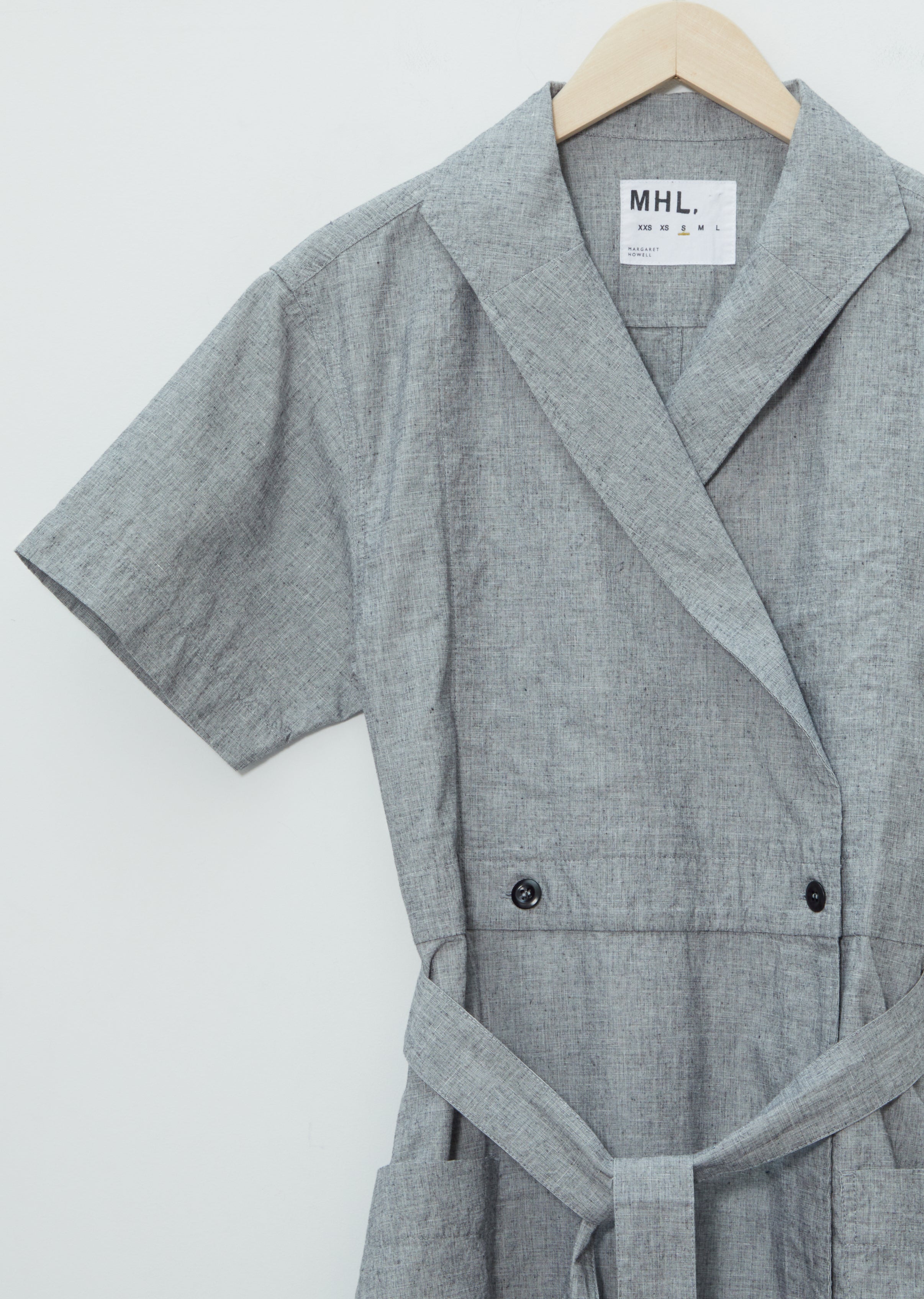 Linen Short Sleeve Wrap Dress La Garonne Linen Short Sleeve Wrap Dress La Garonne