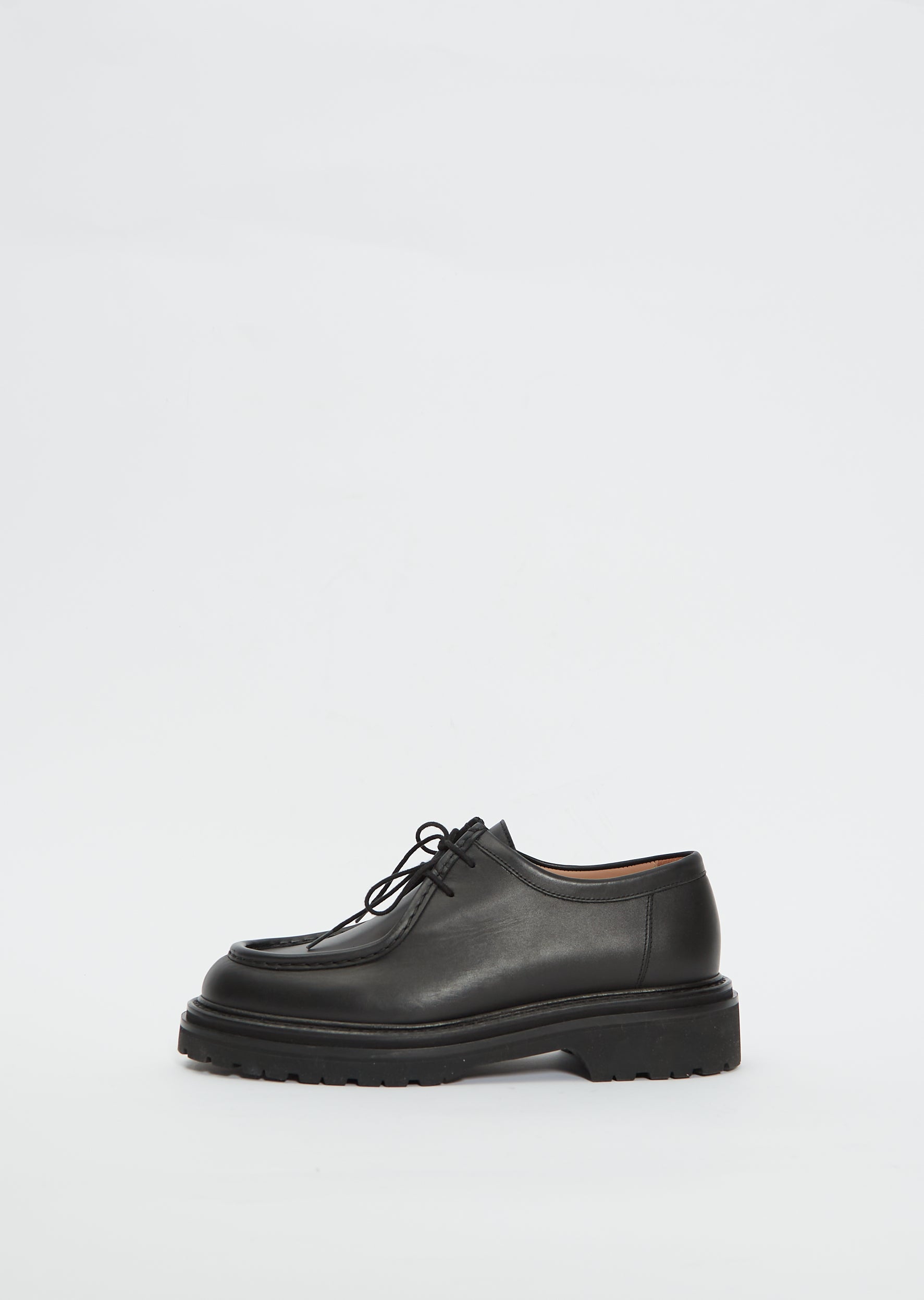 Amazon.com | Men's Leather Lace Up Platform Oxfords Round