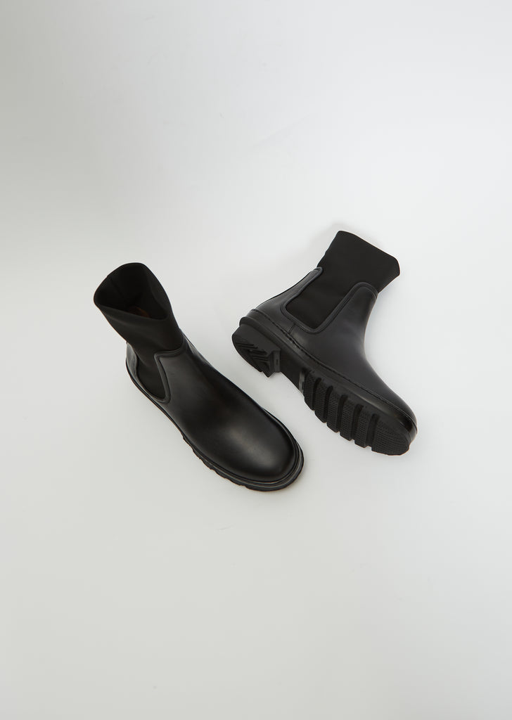 Sock Leather Garden Boot