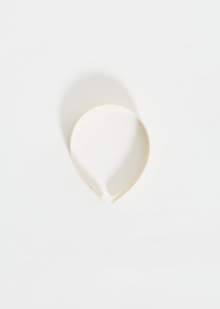 Thin Bessette Headband — Ivory