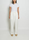 Unisex Flannel Pyjamas Pants — Cream White
