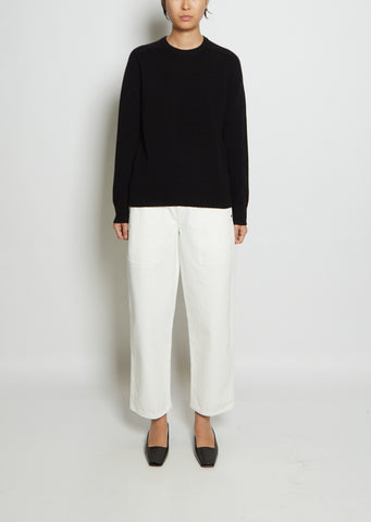 Diana Cashmere Sweater — Black