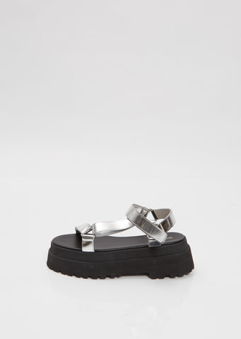 Metallic Platform Sandal