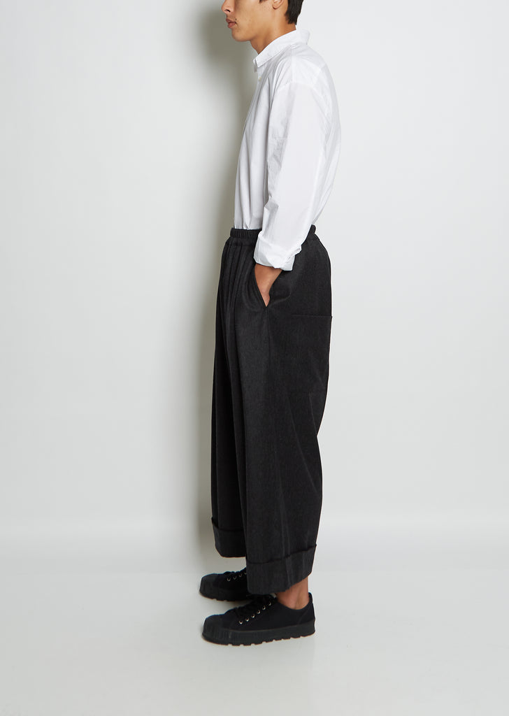 The Baker Cashmere Flannel Trouser — Pewter