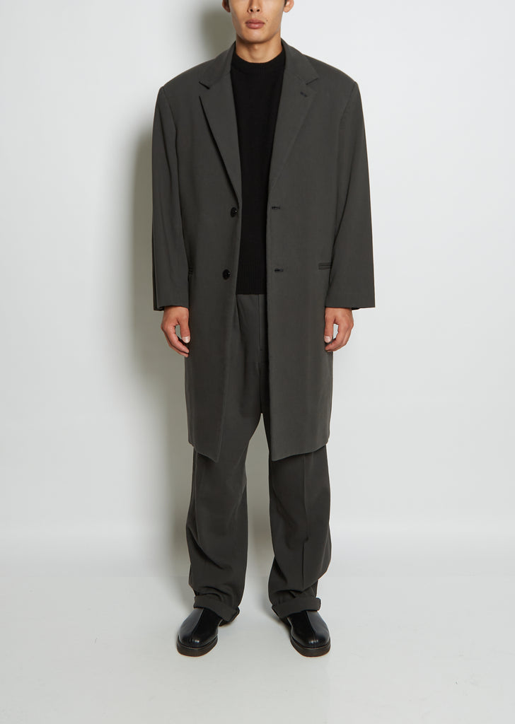 Men's Chesterfield Wool Suiting Coat