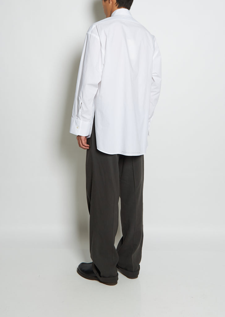 Arko Poplin Shirt — White