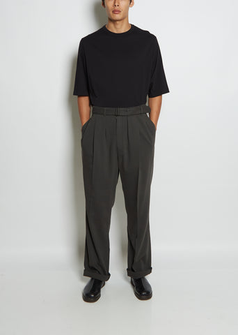 LEMAIRE 22aw LOOSE PLEATED PANTS-