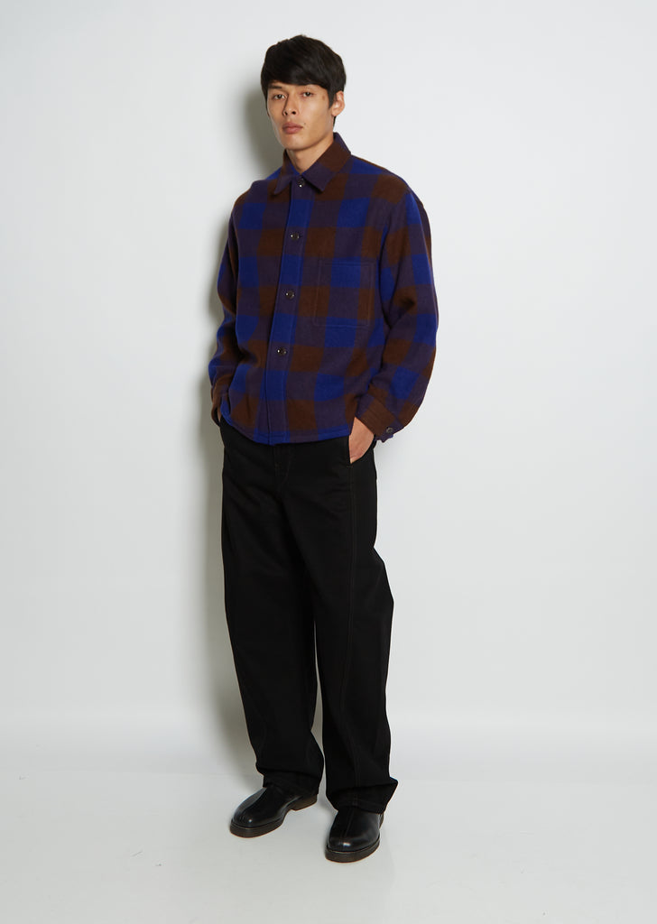 Unisex Pyjama Wool Flannel Shirt