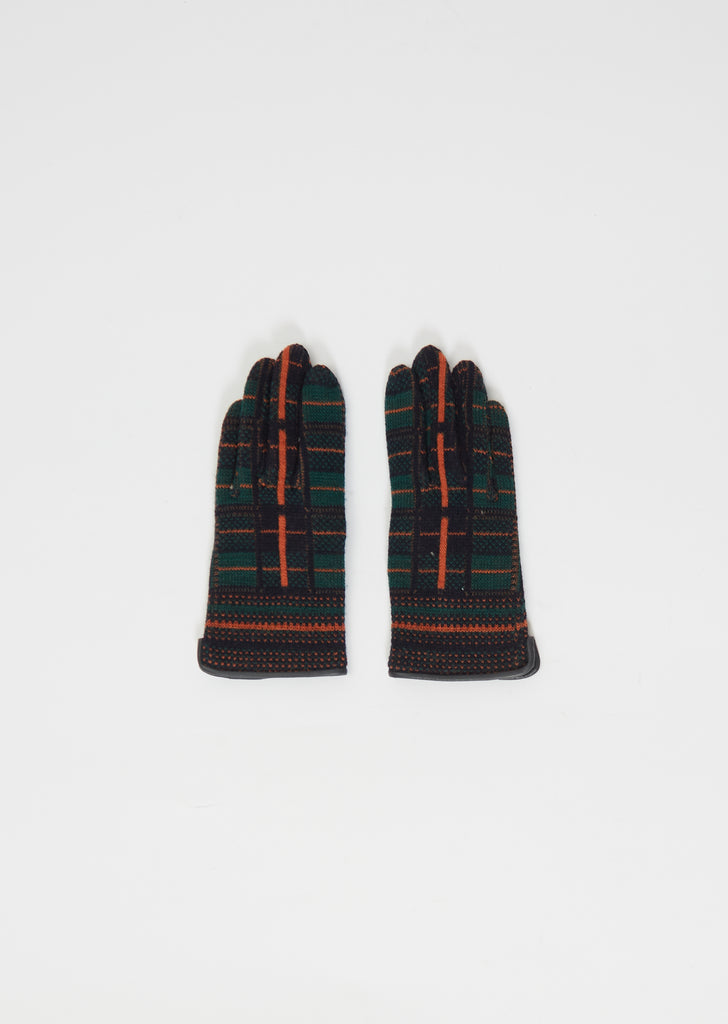 Knit Cashmere Gloves — Navy