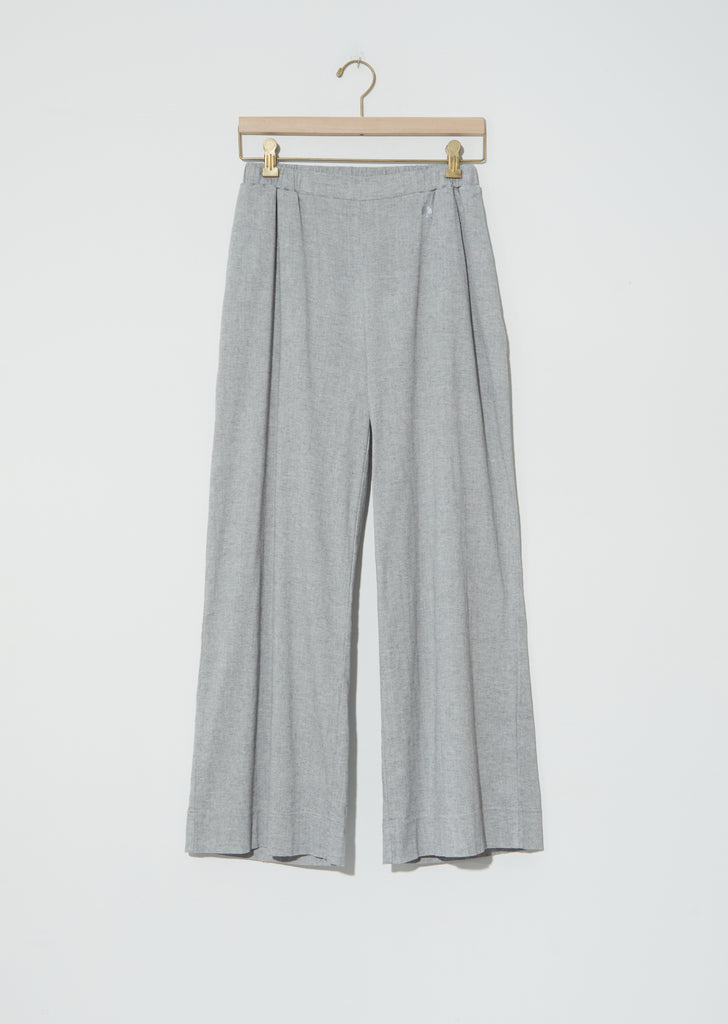 Biwa Cotton Pants — Mix Grey