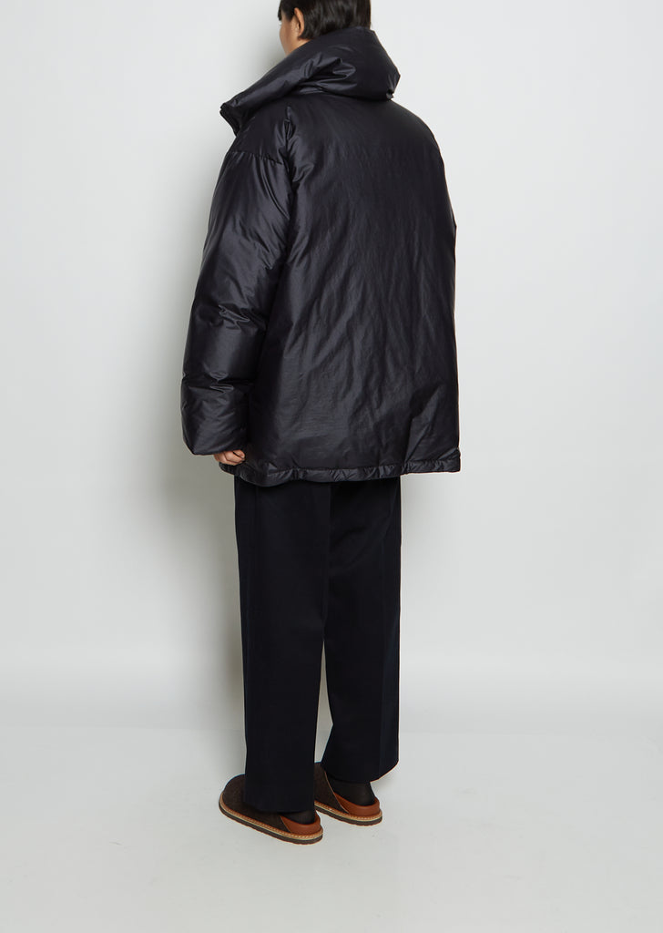Oslo Quilted Down Jacket — Off-Black
