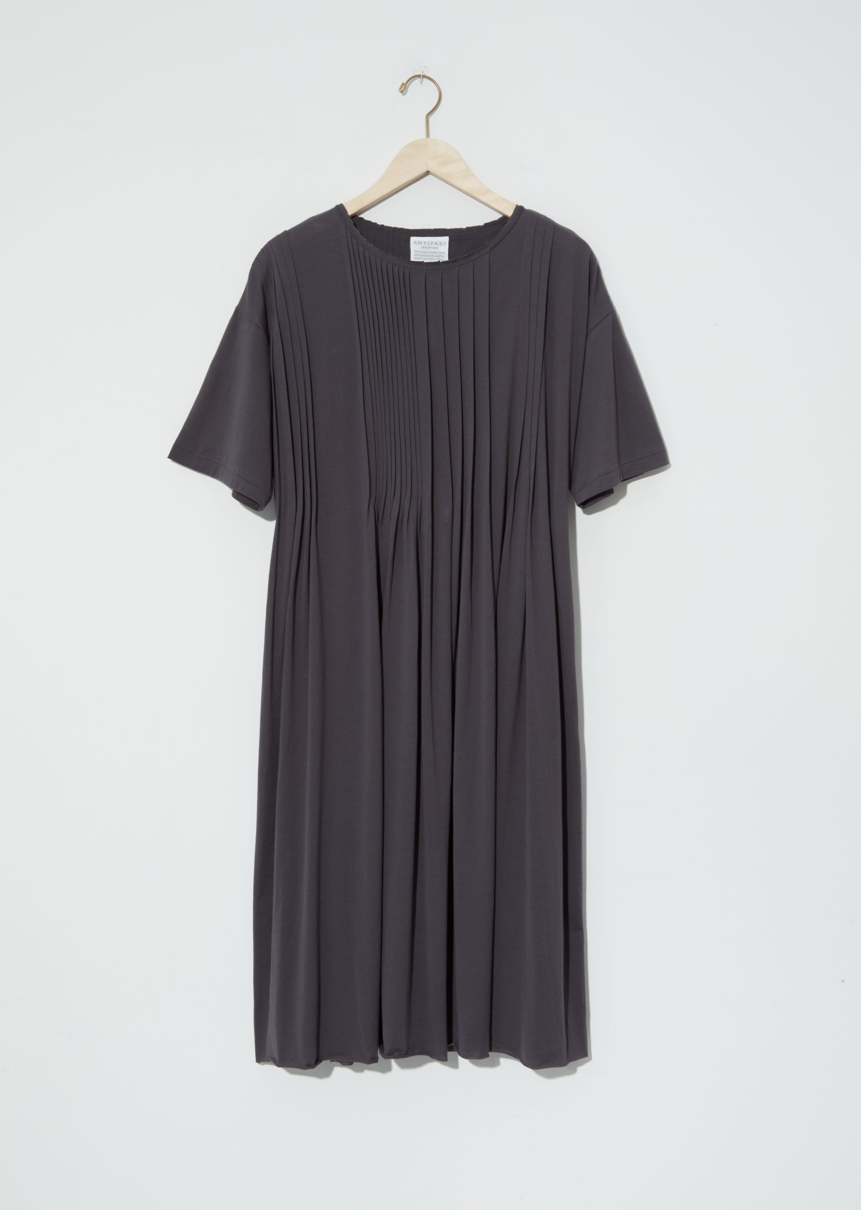 pleated jersey dress TOTEME - Knife-pleated jersey dress Black