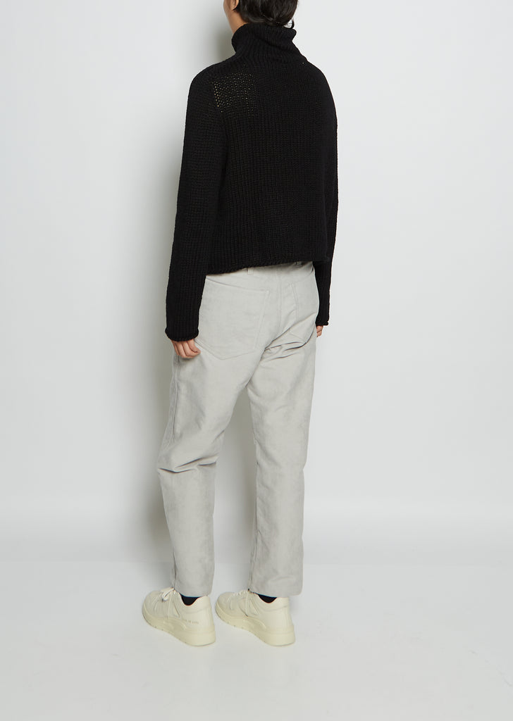 Paddock Cotton Velvet Pants — Woven Mastic