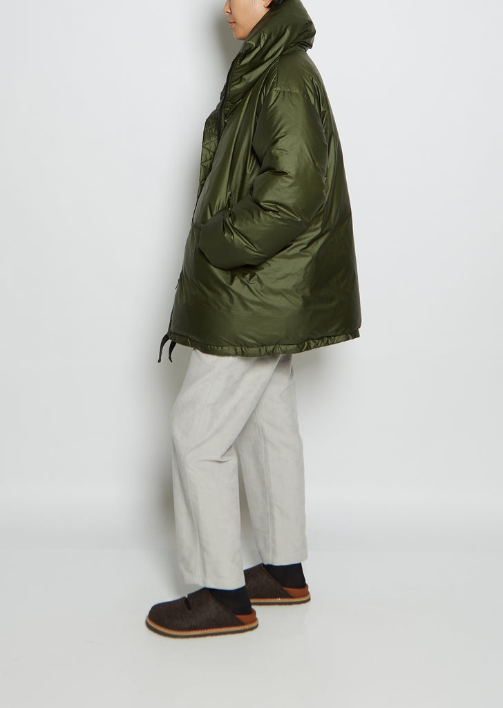 Oslo Quilted Down Jacket — Khaki