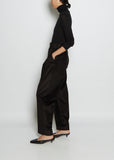 Deep Pleat Cotton Cord Trousers