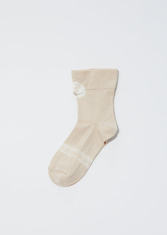 Shibori Socks — Peach