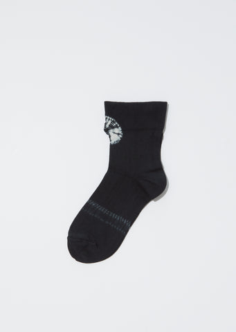 Shibori Socks — Black